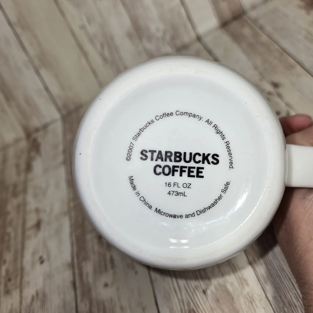 Starbucks Green Logo White Mug